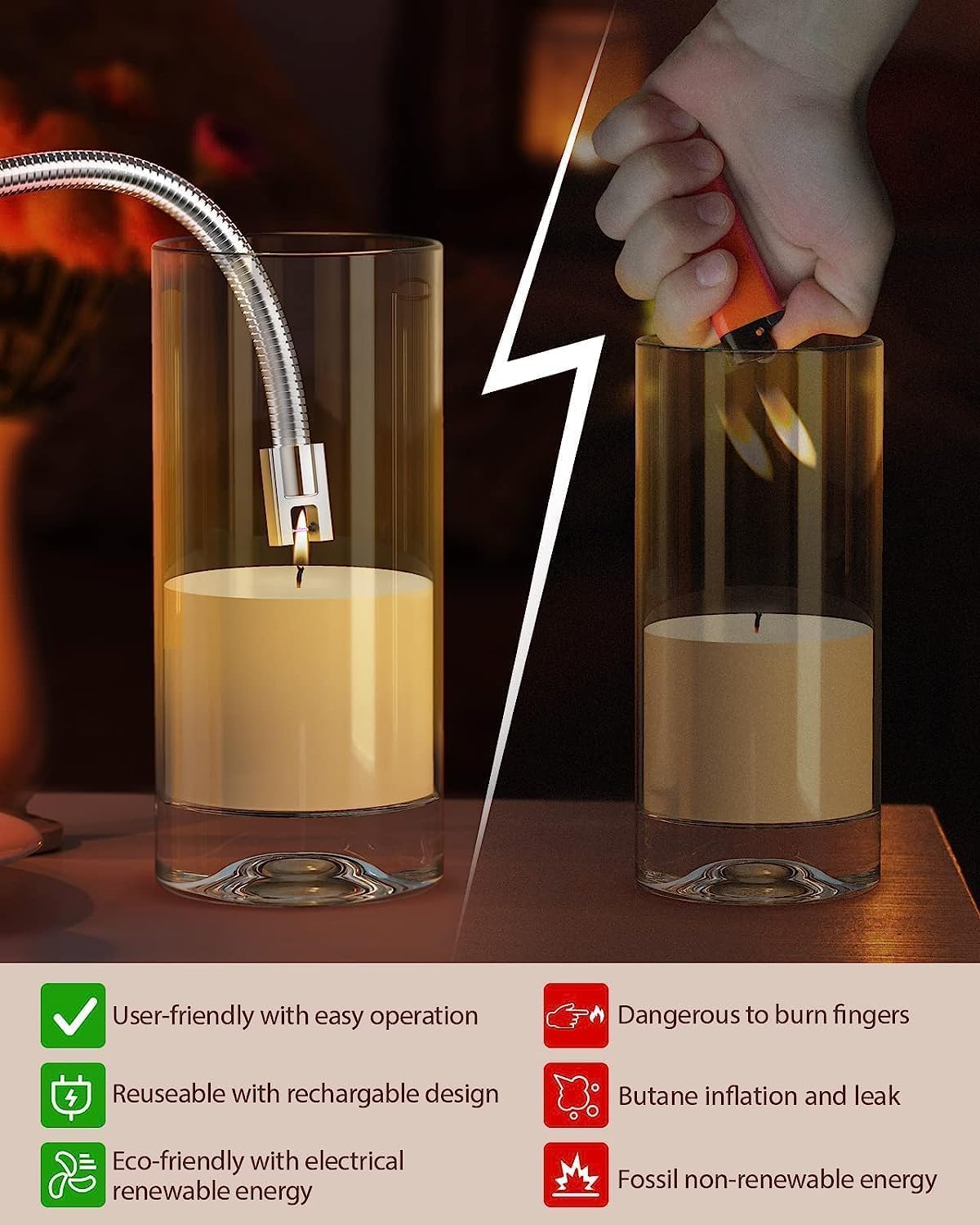 Candle Arc Lighter