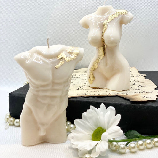HE SHE Torso Candle