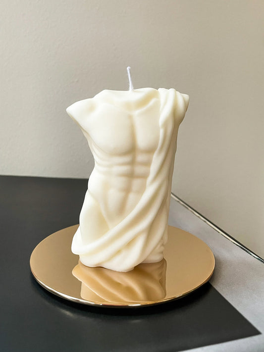 | Man Torso Candle | Woman Body Candle |